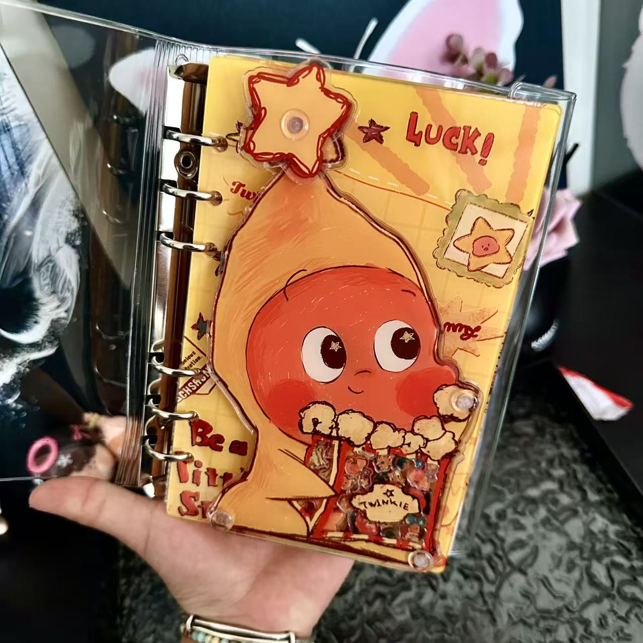 A6-twinkle man shaker notebook (Join Livestream enjoy more discount)